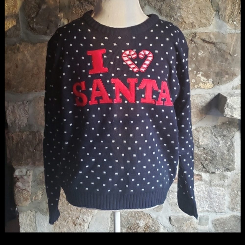 I ❤ Santa  Christmas Sweater